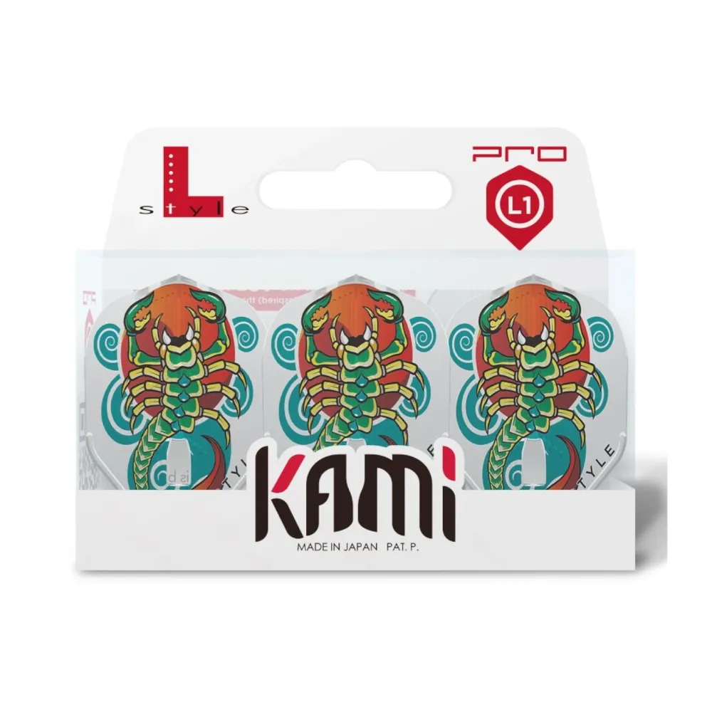 Dart Flights L-Style Signature Champagne Flight: L1PRO KAMI DetaHedman V3 White