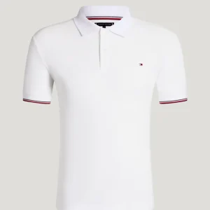 Davis Herren Piqué-Poloshirt Optic White M