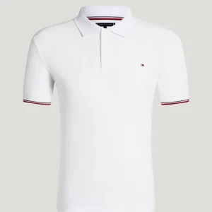 Davis Herren Piqué-Poloshirt Optic White M