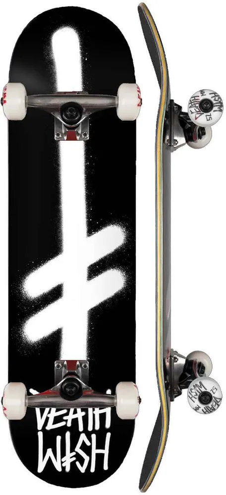Deathwish Gang Logo 7.5 Complete Black White