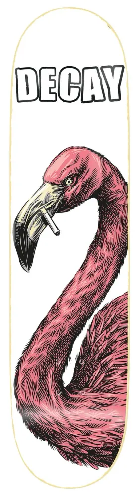 Decay Smoking Flamingo White 8.25