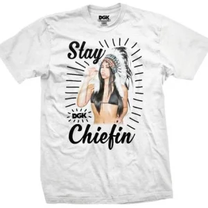 DGK Stay Chiefin Tee White