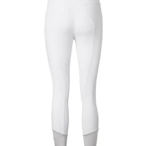 Diana Damen Reithose mit Kniebesatz White 36