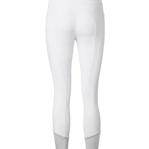 Diana Damen Reithose mit Kniebesatz White 46