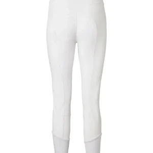 Diana Damen Reithose mit Vollbesatz aus Kunstleder White/White 42