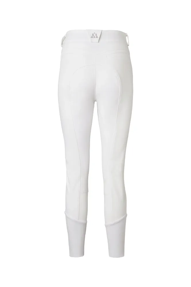 Diana Damen Reithose mit Vollbesatz aus Kunstleder White/White 36