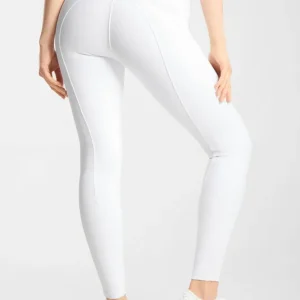 Diana Damen-Kompressions-Vollbesatzreitleggings White 34