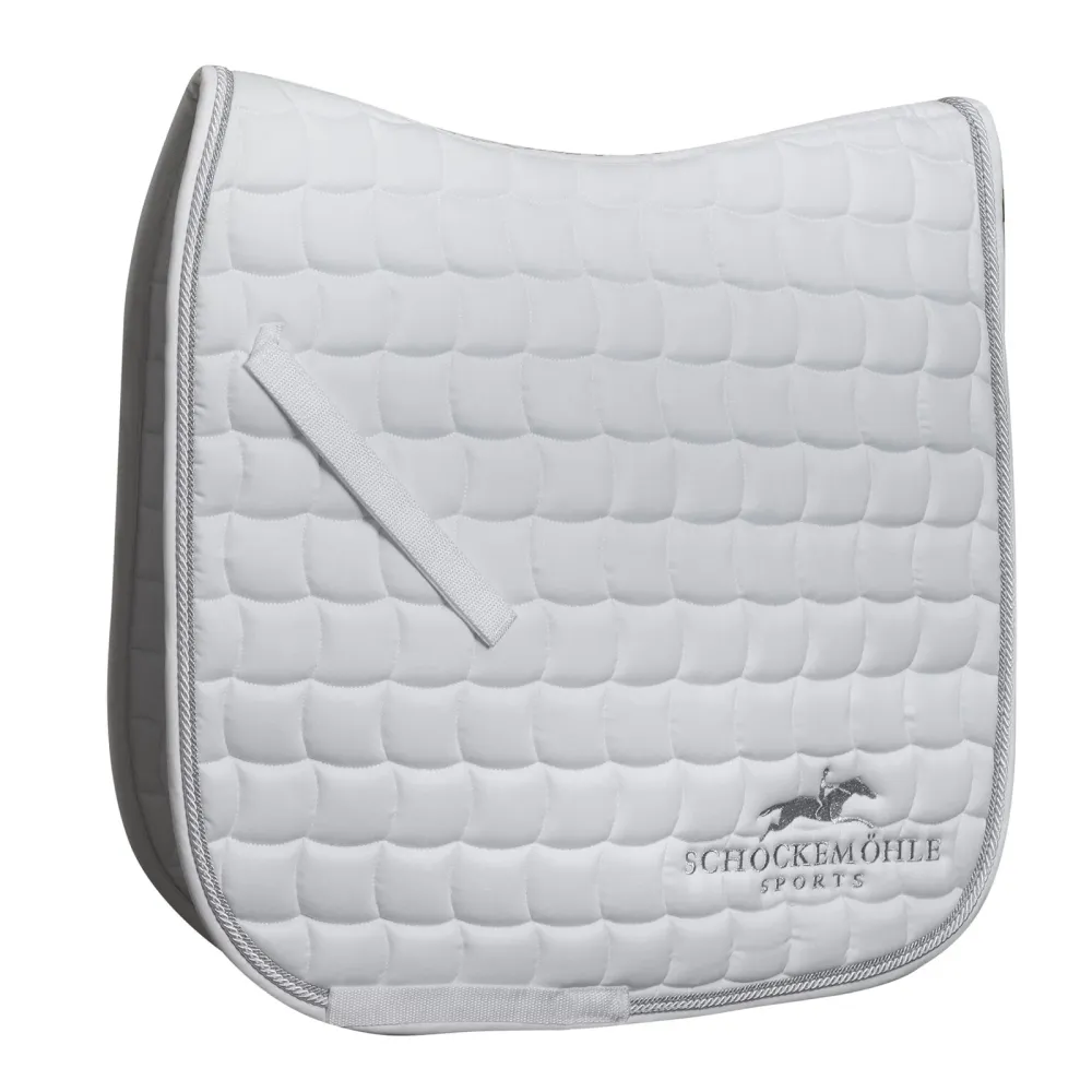 Dynamite DL, Dressurschabracke mit Logo White/Silver WB