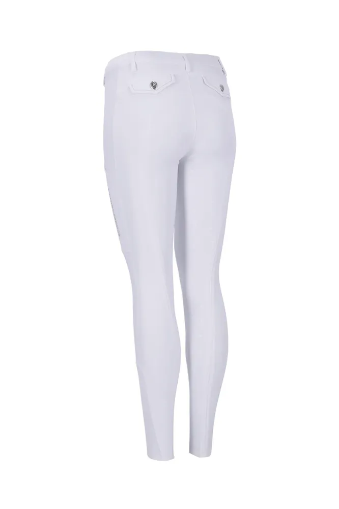 Electra II Damen-Vollbesatzreithose white 42