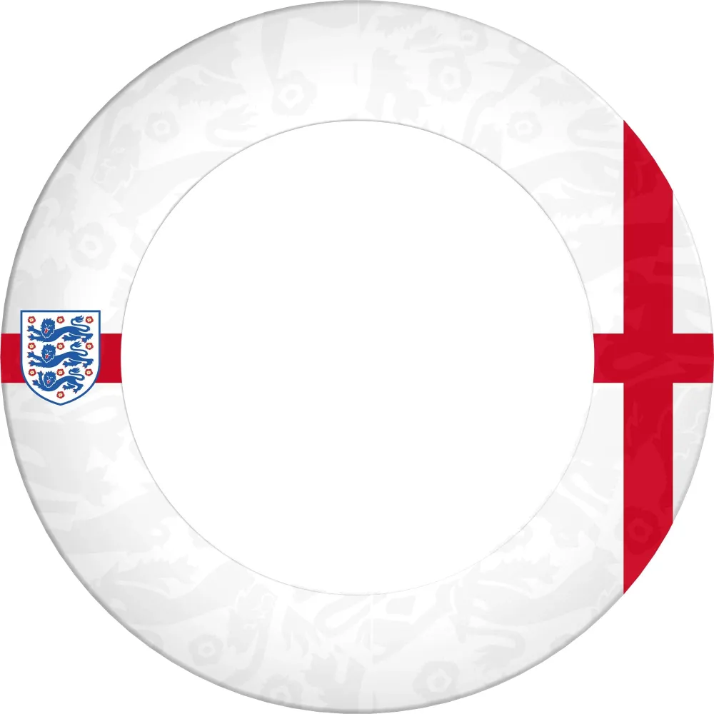 England Football Dartboard Surround – Offizielles Lizenzprodukt – S2 – St George Cross