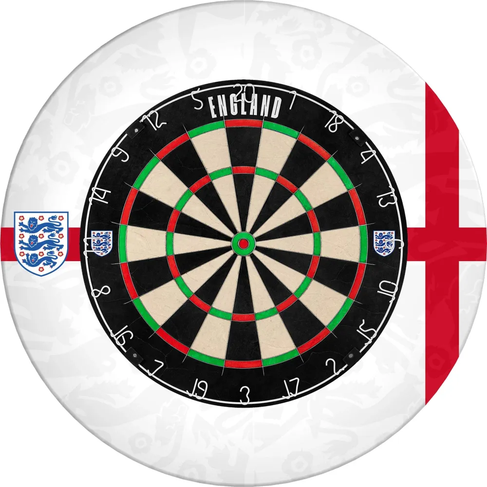 England Football Dartboard Surround – Offizielles Lizenzprodukt – S2 – St George Cross