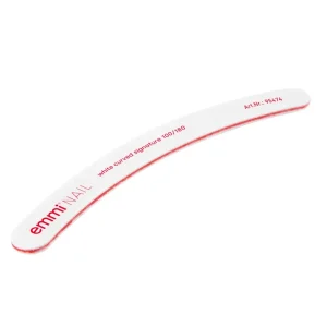 Ergonomicfeile white curved signature 100/180