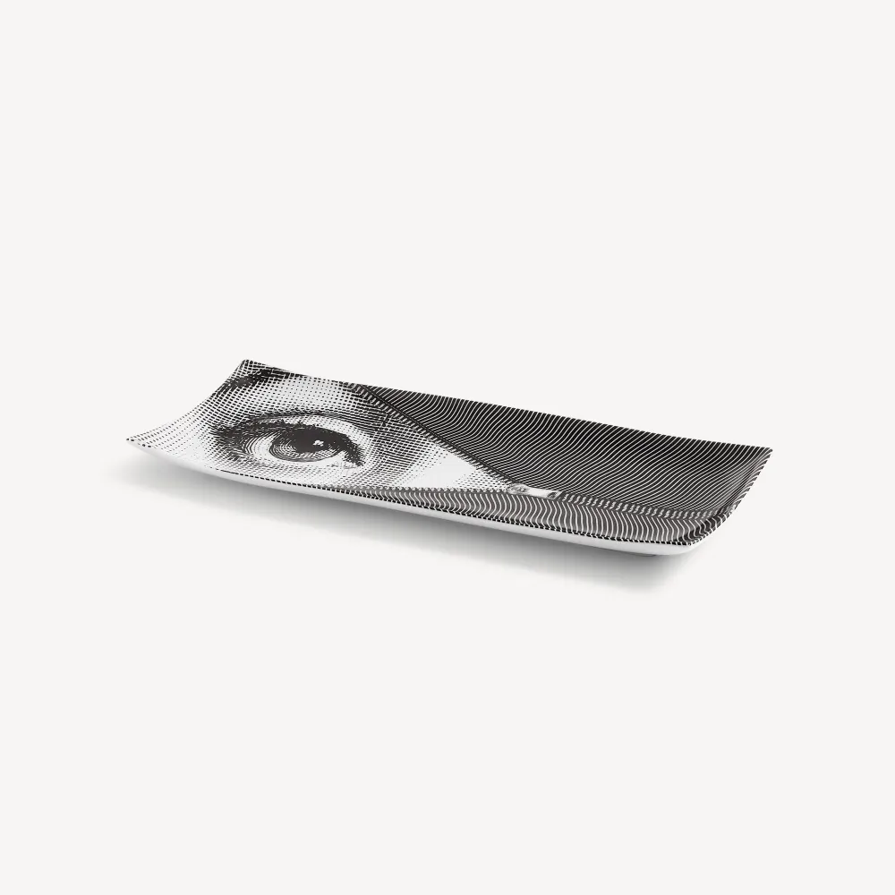 Fornasetti Rechtecktablett Thema und Variationen Nr. 401
