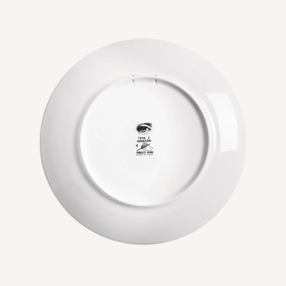 Fornasetti-Thema und Variationen, Tafel Nr. 1