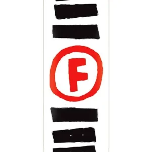 Foundation Doodle Stripe 8.5 Deck White