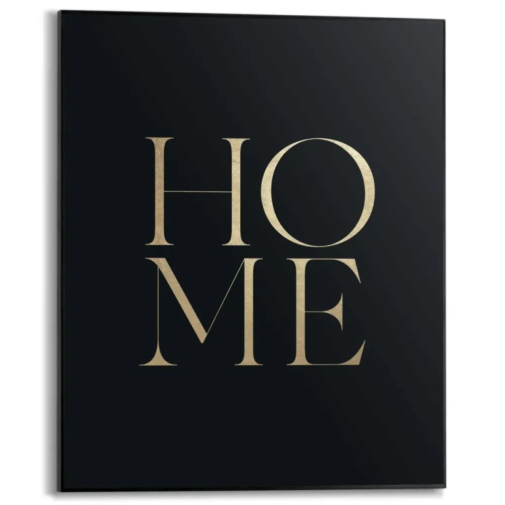 Gerahmtes Bild Home 50x40