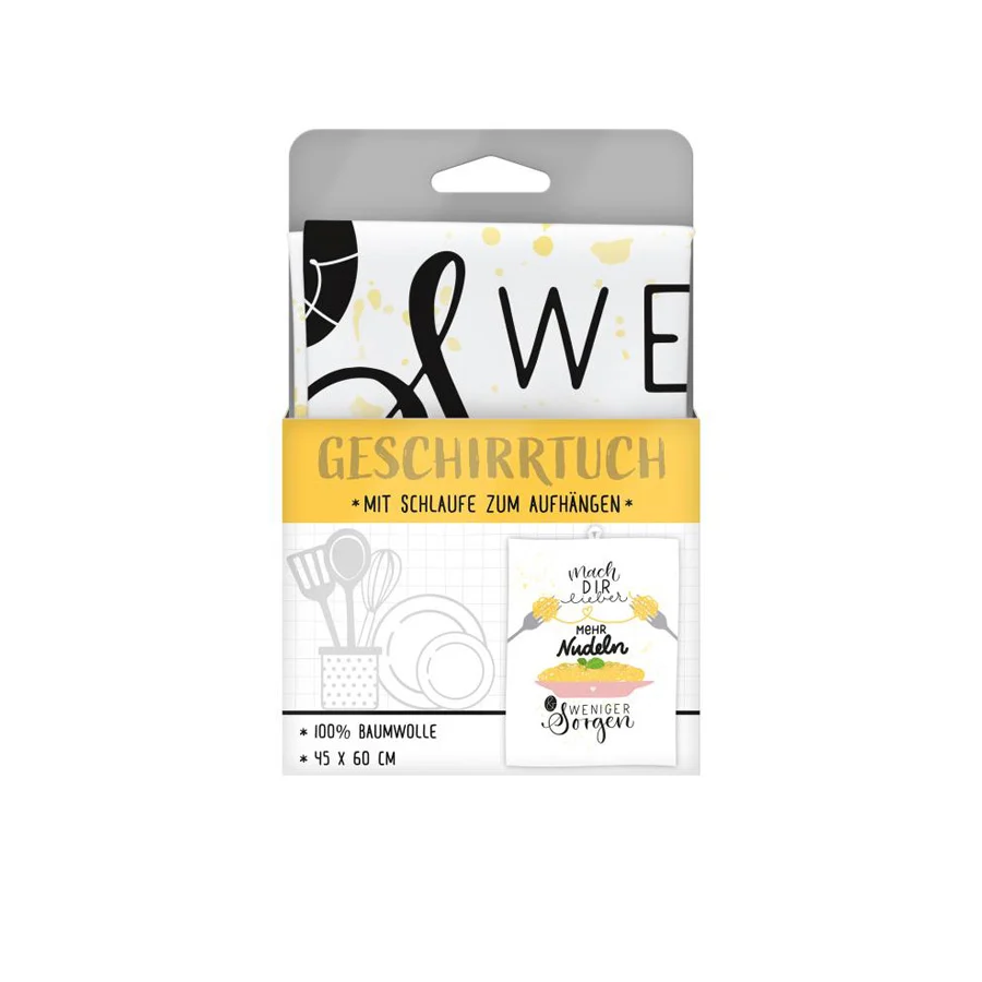 Geschirrtuch Nudeln