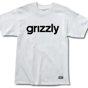 Grizzly Lowercase Tee White