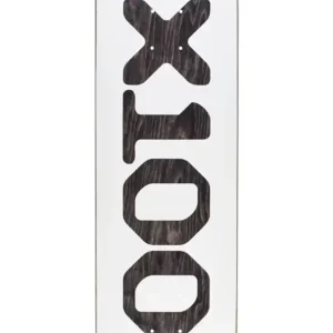 GX1000 OG Logo 8.25 Deck White Black Veneer