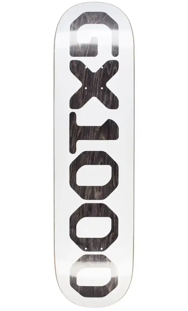 GX1000 OG Logo 8.25 Deck White Black Veneer