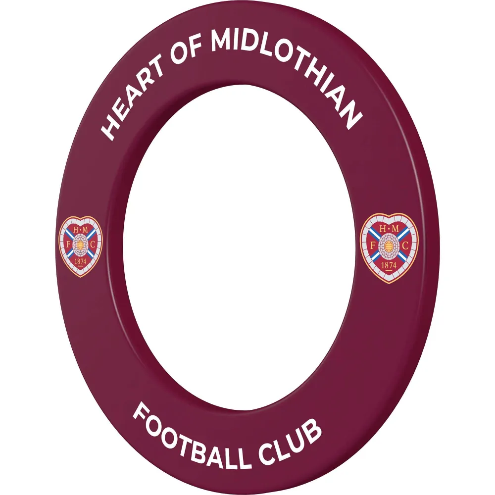 Heart Midlothian FC – Offizielles Lizenzprodukt – Hearts – Dartboard Surround – S1 – Crest