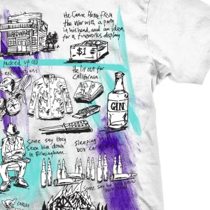 Heroin Swordfishtrombone Tee White
