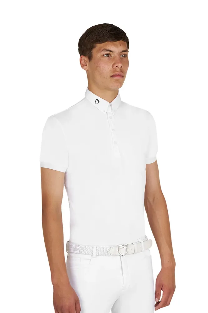 Herren Turnierpoloshirt atmungsaktiv White XXL