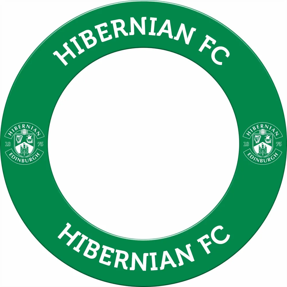 Hibernian FC – Offiziell lizenziert – Dartboard Surround – S2 – Green Crest