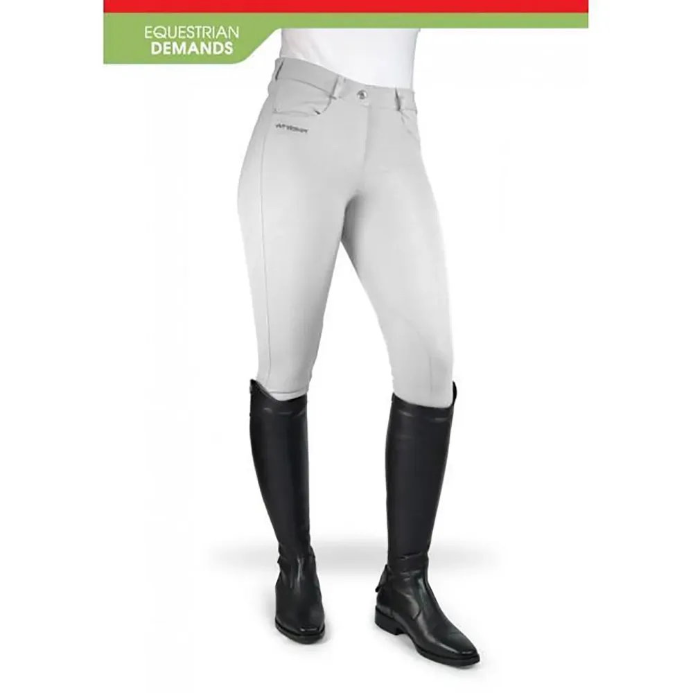 JW Horbury V2 Damenreithose mit Kniebesatz White 44