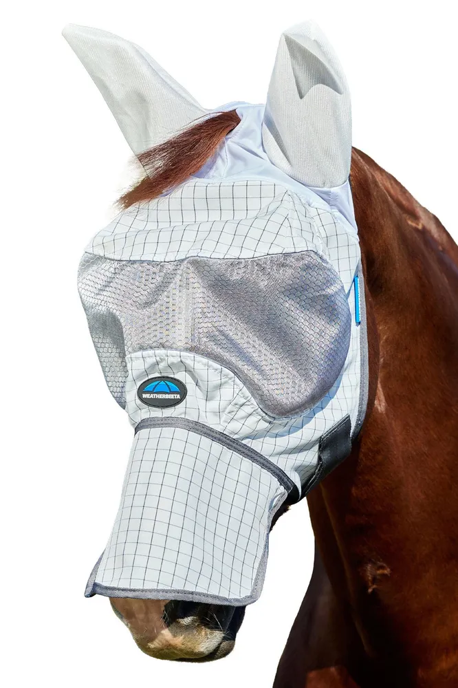Hybrid Fliegenmaske White/Charcoal L