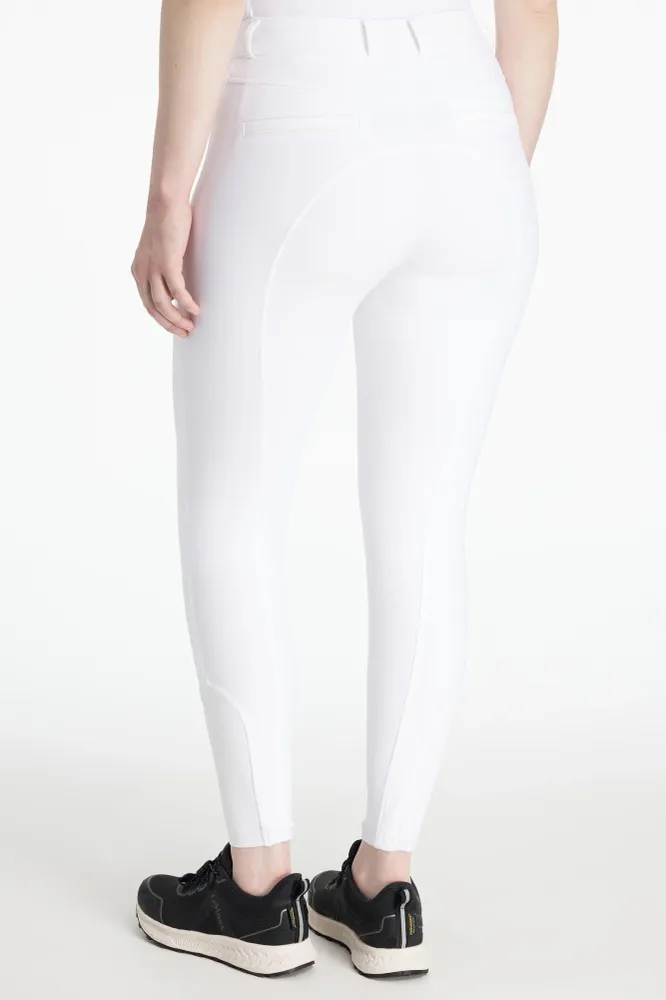 Isabelle Damen Reithose mit Vollbesatz White 40