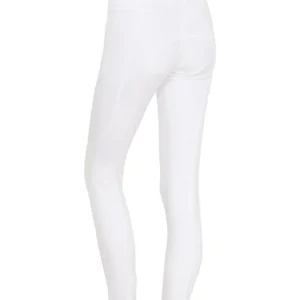 Kalea Damen Vollbesatz Reitleggings White M