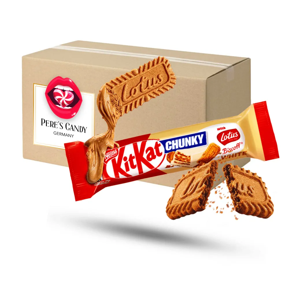 KitKat Chunky Lotus Biscoff White 24x42g
