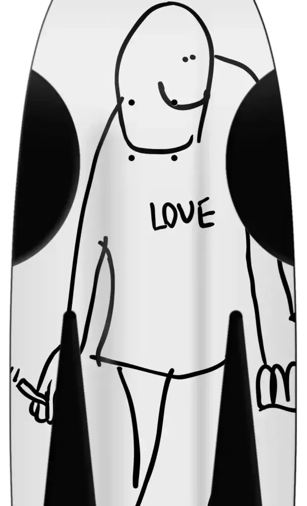 Krooked Skateshop Day 2025 Gonz Beamer Love 10.75 Deck