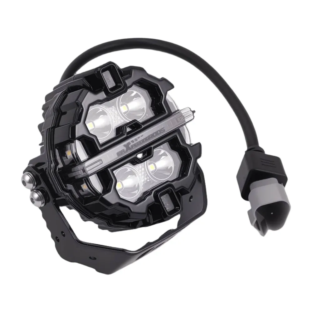 LED Auxiliary Lights Round 3.5 RGB DRL Off Road ATV Amber 3000K kompatibel für White 6000K