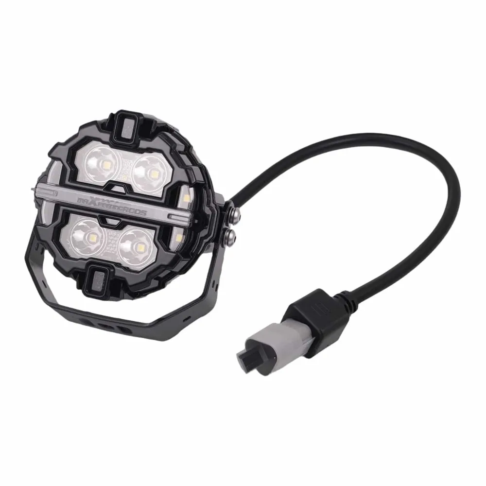 LED Auxiliary Lights Round 3.5 RGB DRL Off Road ATV Amber 3000K kompatibel für White 6000K