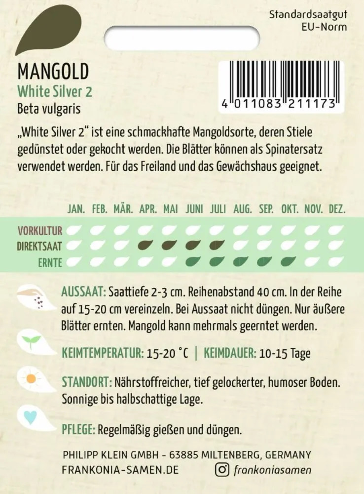 Mangold, White Silver 2