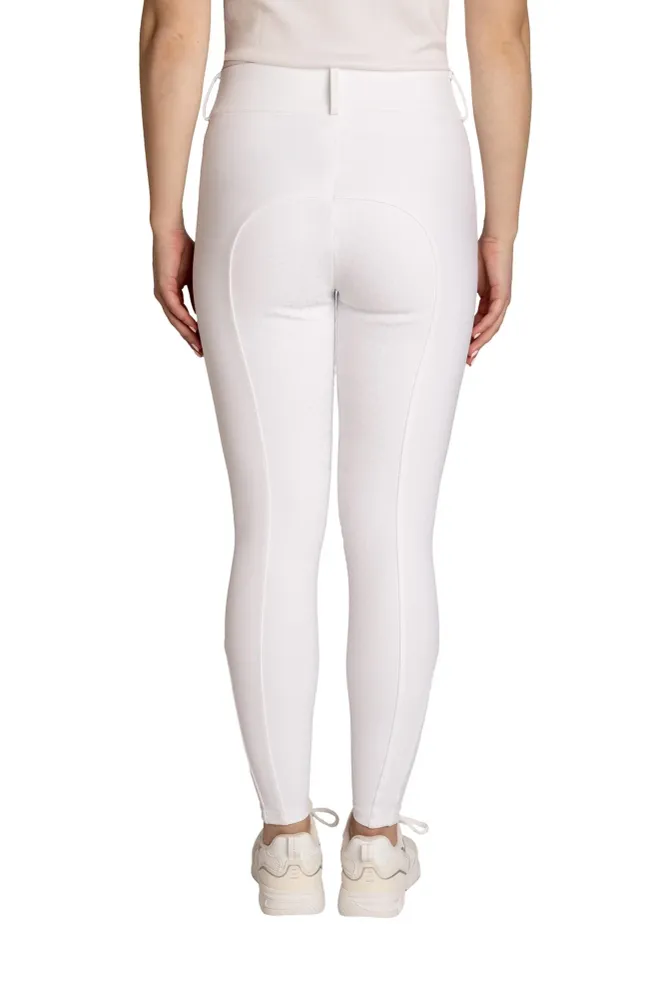 Miami Damen-Reithose mit Vollbesatz White 38