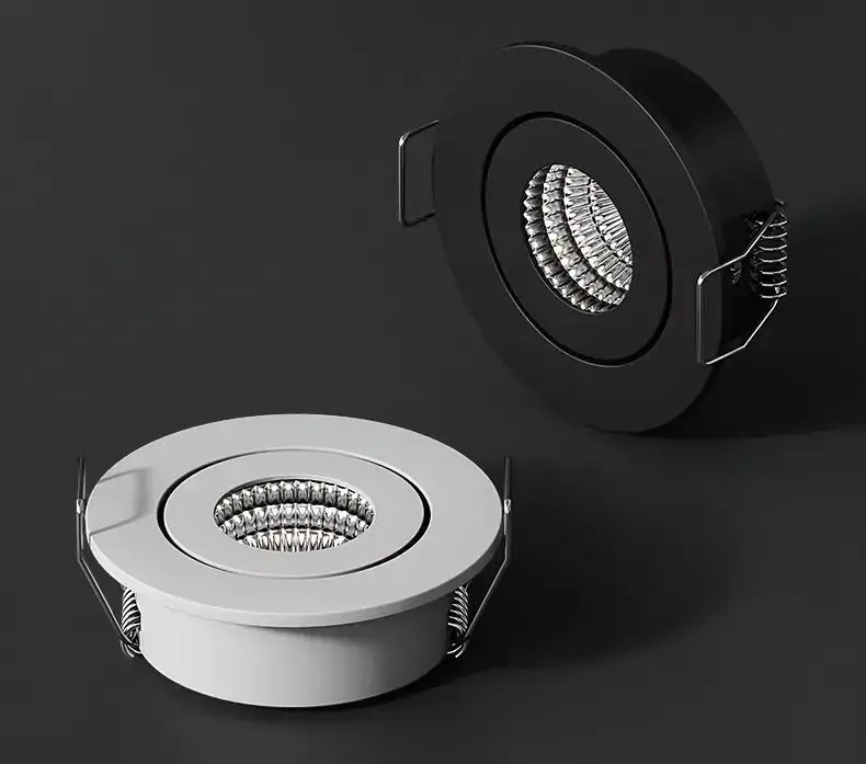 Mini Recesed Spot White | Neigungsable und orientiertes IP44 | Runde | Ø 45 mm