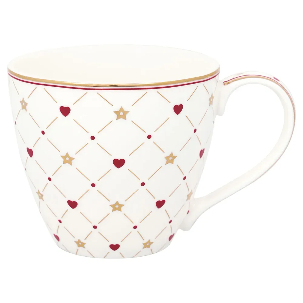 Mug Clarina heart white