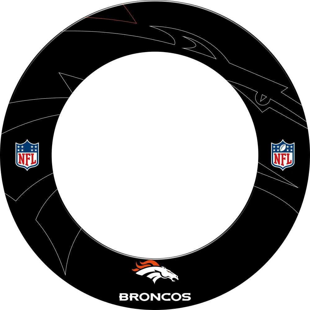 NFL – Dartboard Surround – Offiziell lizenziert – Denver Broncos