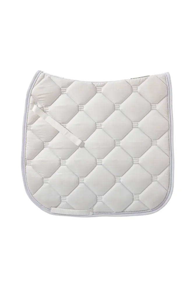Noble Dressur Schabracke White/White V-WB