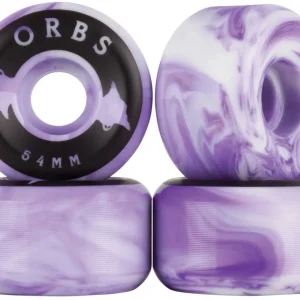 Orbs Specters Swirls Purple White 99A 54mm