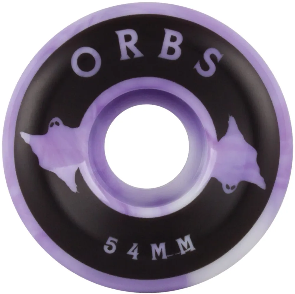 Orbs Specters Swirls Purple White 99A 54mm