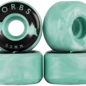 Orbs Specters Swirls Teal White 99A 52mm