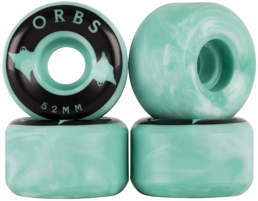 Orbs Specters Swirls Teal White 99A 52mm