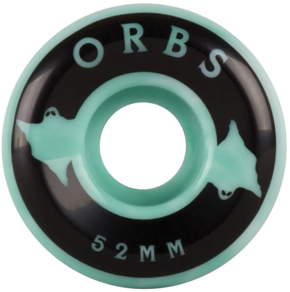 Orbs Specters Swirls Teal White 99A 52mm
