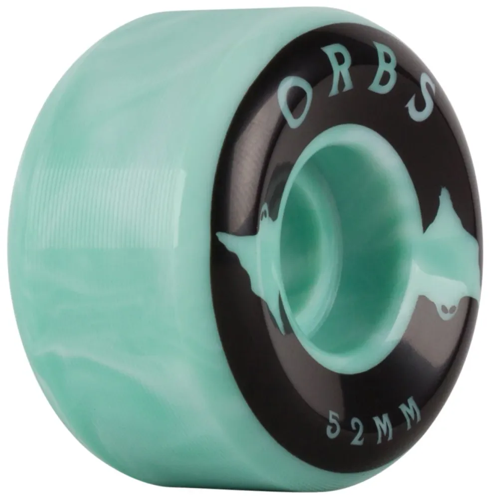 Orbs Specters Swirls Teal White 99A 52mm