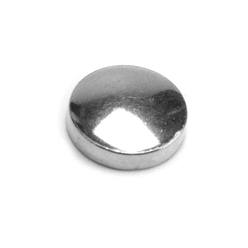 14K White Gold Round Domed Top – No Holes, Die Struck 5 Otto Frei