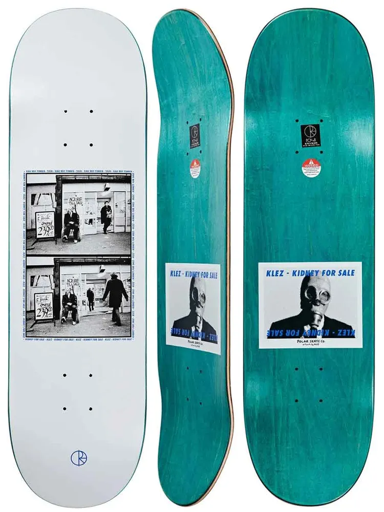 Polar Klez Kidney Sale 8.125 Deck White